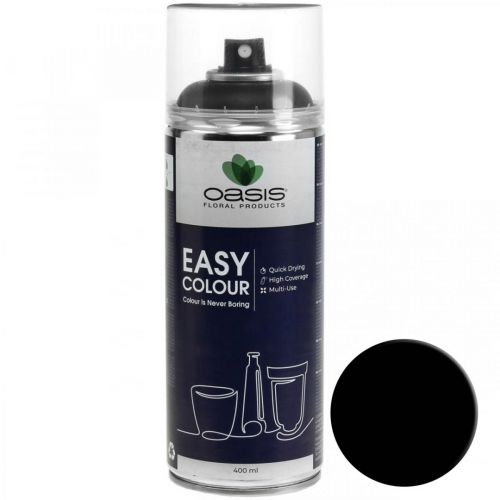 Floristik24 OASIS® Easy Colour Spray, Lack-Spray Schwarz 400ml