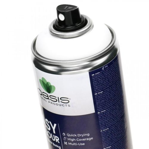 Floristik24 OASIS® Easy Colour Spray, Lack-Spray Weiß, Winterdeko 400ml