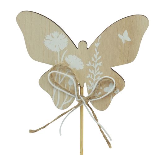 Artikel Blumenstecker Holz Schmetterling Deko Blumen 9cm 12 St