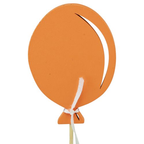 Artikel Blumenstecker Strauß Deko Kuchentopper Luftballon Orange 28cm 8St