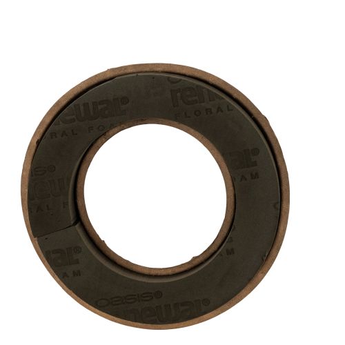 OASIS® Renewal® Floral Foam Biolit® Stecksch espumaum-Ring, 24 cm, schwarz, 2 Stück