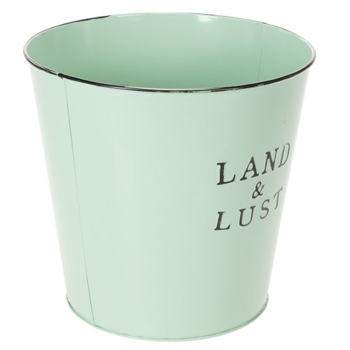 Blumentopf Metall Mint