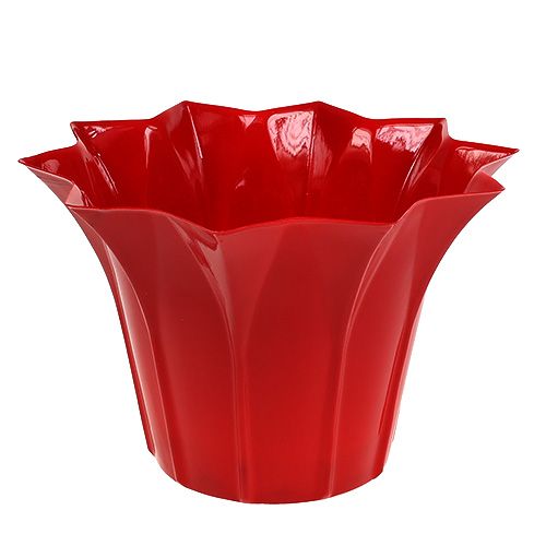 Floristik24 Blumentopf Plastik Ø14cm Rot 10St