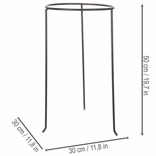 ProductNameRunder Blumentopfständer aus Metall, schwarz, 50 cm hoch, für Töpfe mit 25 cm Durchmesser/ProductName
ProductDescription<h2>Runder Blumentopfständer aus Metall für Topfpflanzen</h2>
<p>Dieser runde Blumentopfständer aus schwarzem Metall hebt ei | Floristik24.at