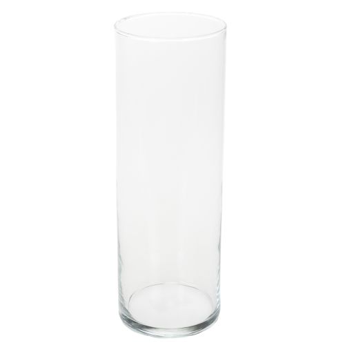 Floristik24 Blumenvase Schlanker Glaszylinder als Glasvase oder hohes Deko-Glas 30cm