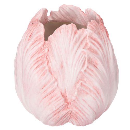 Blumenvase Tulpen Motiv Dekorative Vase für exklusive Tischdeko und Innenbereich 16cm 2St