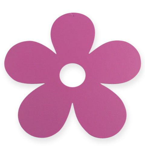 Floristik24 Holzblüte zum Hängen Ø25cm Pink