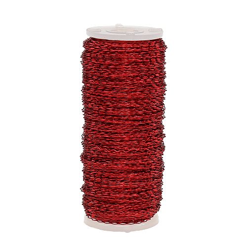 Artikel Bouilloneffektdraht Ø0,30mm 100g/140m Rot