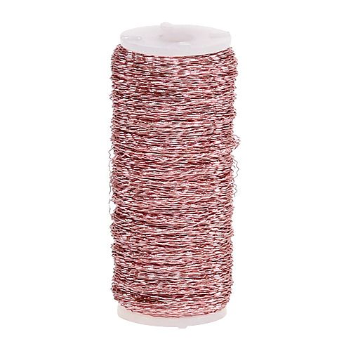 Artikel Bouilloneffektdraht Ø0,30mm 100g/140m Rosa