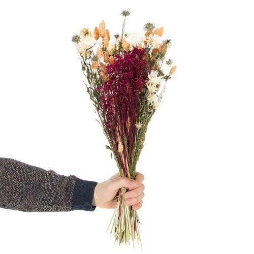 Trockenblumen Strauß perfekt für elegante Tischdekoration im Landhausstil 50cm | Floristik24.at
