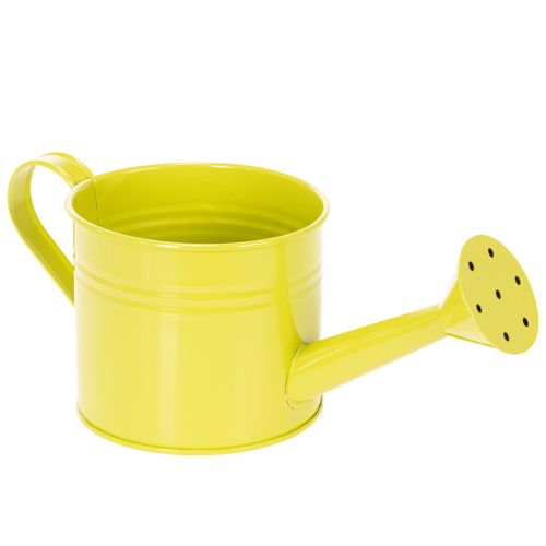 Bunte Gießkannen aus Metall Ø11cm H9,5cm, Tischdeko zum Bepflanzen 8er-Set | Floristik24.at