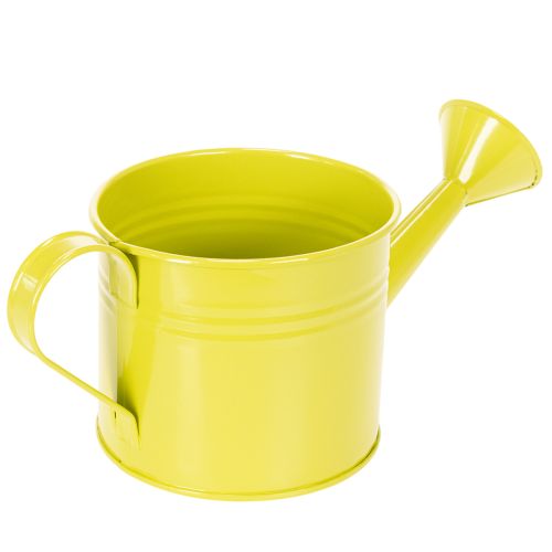 Bunte Gießkannen aus Metall Ø11cm H9,5cm, Tischdeko zum Bepflanzen 8er-Set | Floristik24.at