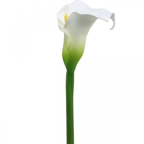 Floristik24 Künstliche Calla Weiß, Hochzeitsdeko, Seidenblume, Gedenktage L72cm