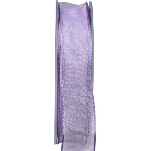 Chiffonband Organzaband Band Organza Lila 25mm 20m