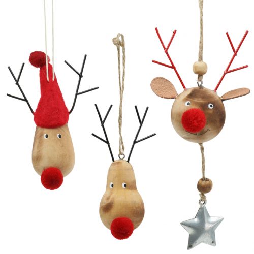 Christbaumschmuck Elch 8-10cm 3St