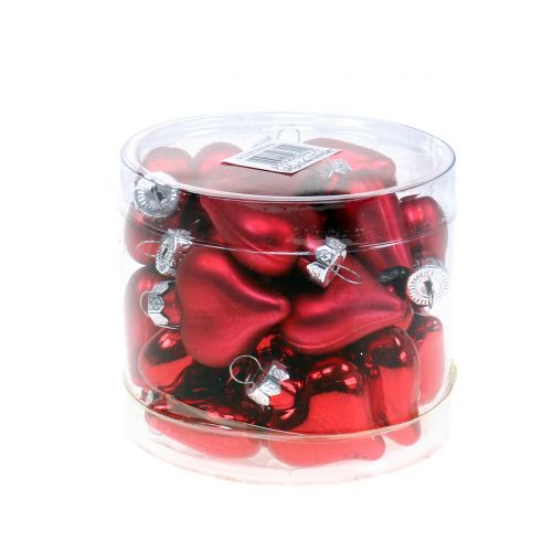 Artikel Christbaumschmuck Herzen Rot 3cm 22 St