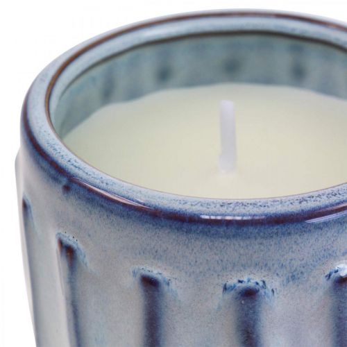 Floristik24 Citronella Kerze im Topf Duftkerze Zitrone Ø10,5cm H8cm