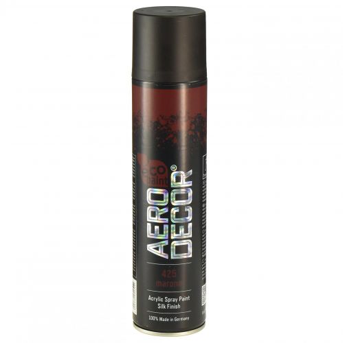 Floristik24 Sprühlack Lackspray Acryl Lack Marone Seidenmatt 400ml