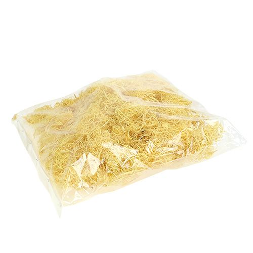 Floristik24 Curly Moos Hellgelb 350g