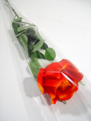 Artikel Blumentüte für 1 Rose "Blanko" L65cm B14cm - 3cm 50St