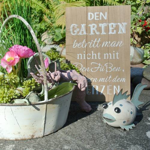 Artikel Holzschild zum Aufhängen „Garten“ 20cm x 30cm 2St