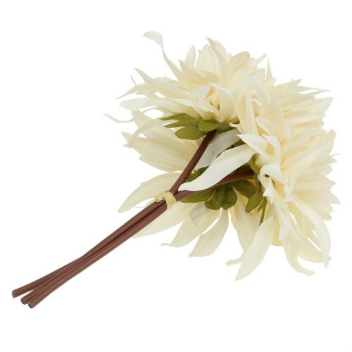 Artikel Künstliche Dahlie Creme 25,5cm 3St