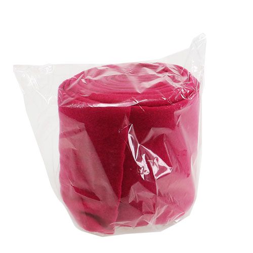 Floristik24 Deko Vlies Pink 15cm 5m