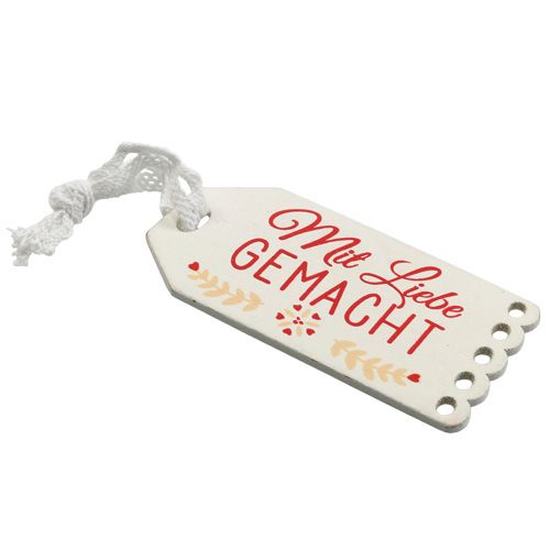 Floristik24 Deko-Anhänger mit Spruch 9cm x 4,5cm 12St