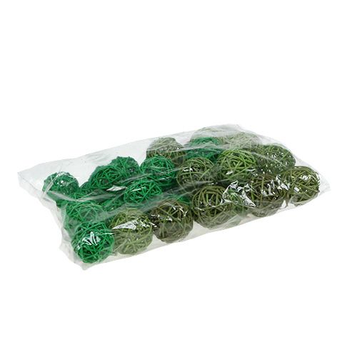 Floristik24 Deko-Bälle Grün Mix Ø5cm 36St