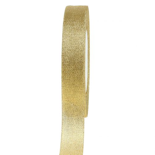 Floristik24 Deko Band Gold 15mm 22,5m