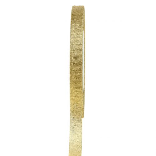 Floristik24 Deko Band Gold 6mm 22,5m