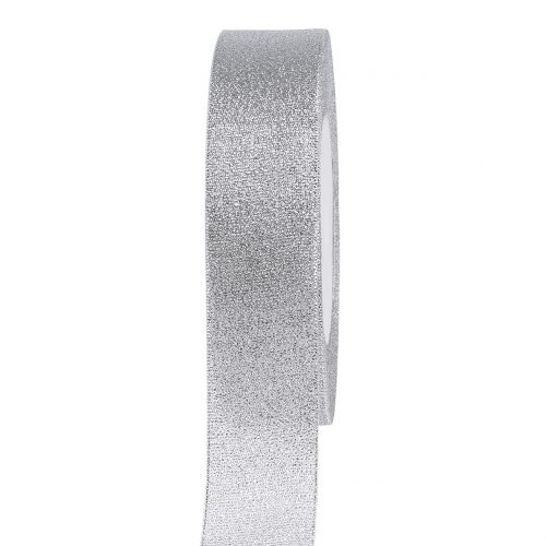 Deko Band Silber 25mm 22,5m