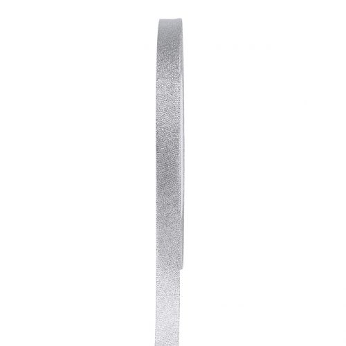 Floristik24 Deko Band Silber 6mm 22,5m