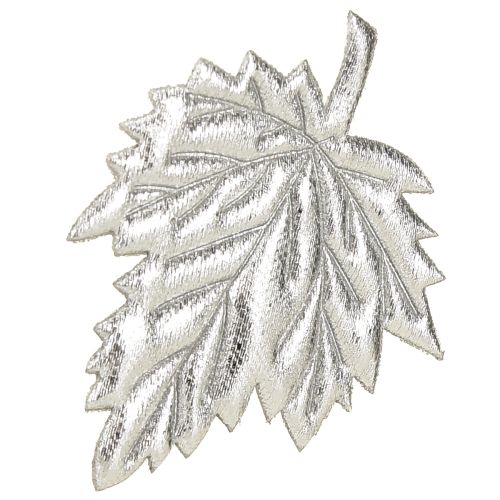 Artikel Deko-Blätter aus Seide 5cm Silber 60 St