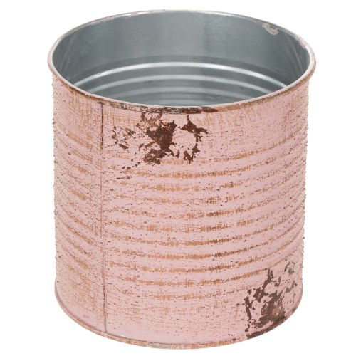 Artikel Deko-Dose Altrosa Metall Blechbüchse zum Bepflanzen Ø11cm H10,5cm