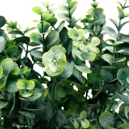 Floristik24 Deko-Eukalyptuszweig Dunkelgrün Künstlicher Eukalyptus Künstliche Grünpflanzen 6St