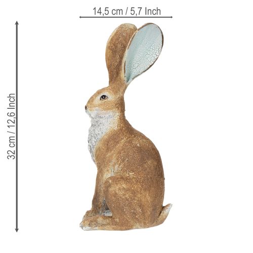 Artikel Deko Hase Figur für frühlingshafte Wohnakzente 32cm 2St