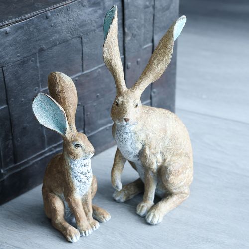 Artikel Deko Hase Figur für frühlingshafte Wohnakzente 32cm 2St