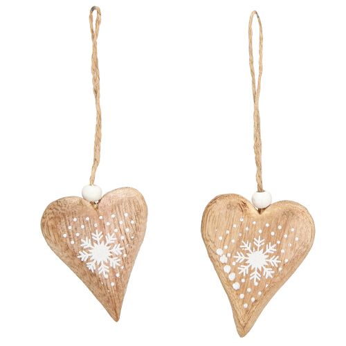Artikel Deko Herzen zum Hängen Christbaumschmuck Holz 6cm 8 St
