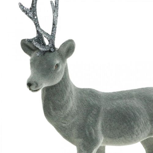 Artikel Deko Hirsch Dekofigur Deko-Rentier Anthrazit H28cm