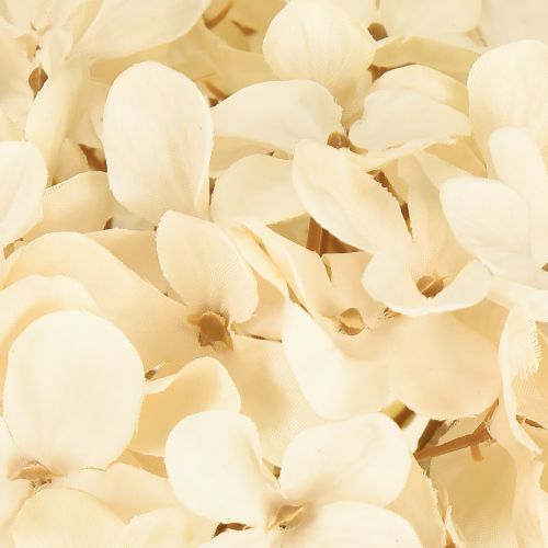 Artikel Deko Hortensien künstlich Creme Seidenblumen 34cm 2St