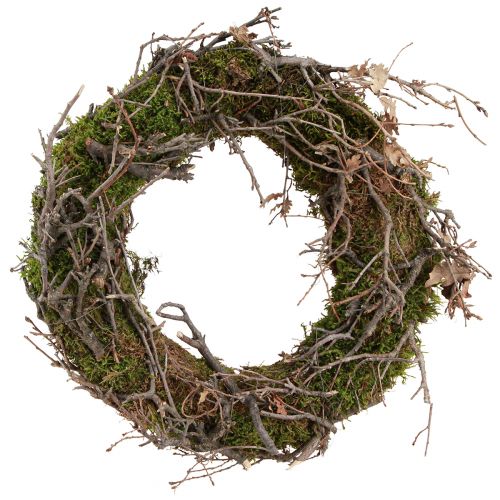 Artikel Deko Kranz Mooskranz mit Bonsai-Zweigen Natur Ø30cm