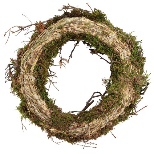 Artikel Deko Kranz Mooskranz mit Bonsai-Zweigen Natur Ø30cm