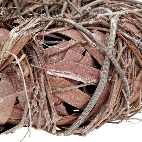 Floristik24 Deko Kranz Natur Ø33cm weißgewaschen