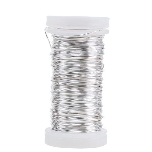 Deko Lackdraht Silber Ø0,50mm 50m 100g