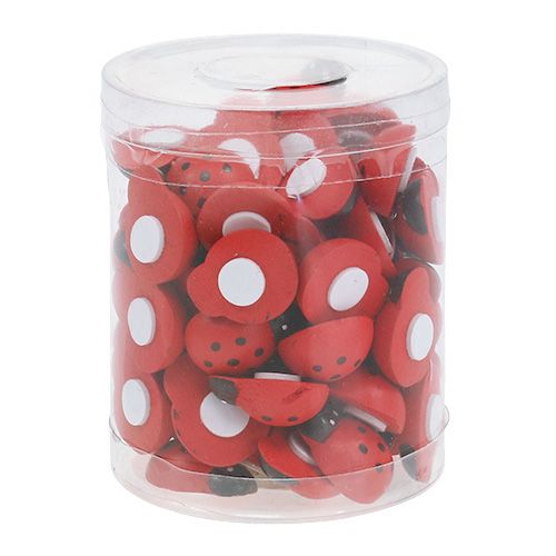 Artikel Deko-Marienkäfer zum Kleben 2,5cm Rot 72 St