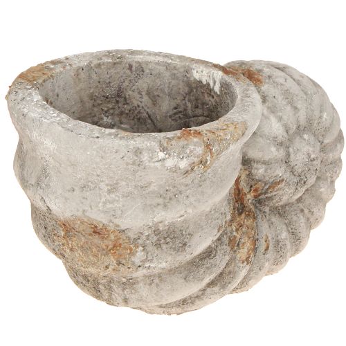 Artikel Deko Muschel Stein Optik Blumentopf 22,5x13,5x13,5cm