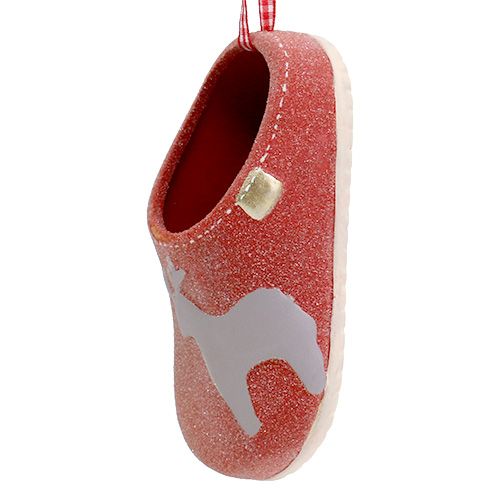 Artikel Deko-Pantoffel 13cm Rot 4St