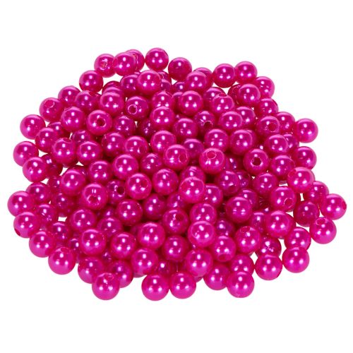Dekorationsperlen Kunststoff Pink Ø8mm 250 Stück bestellen | Floristik24.at