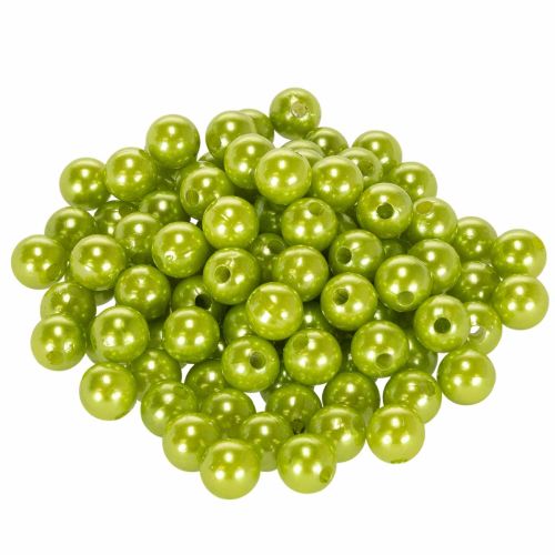 Kunststoff-Dekoperlen Ø10mm Grün 115 Stück bestellen | Floristik24.at